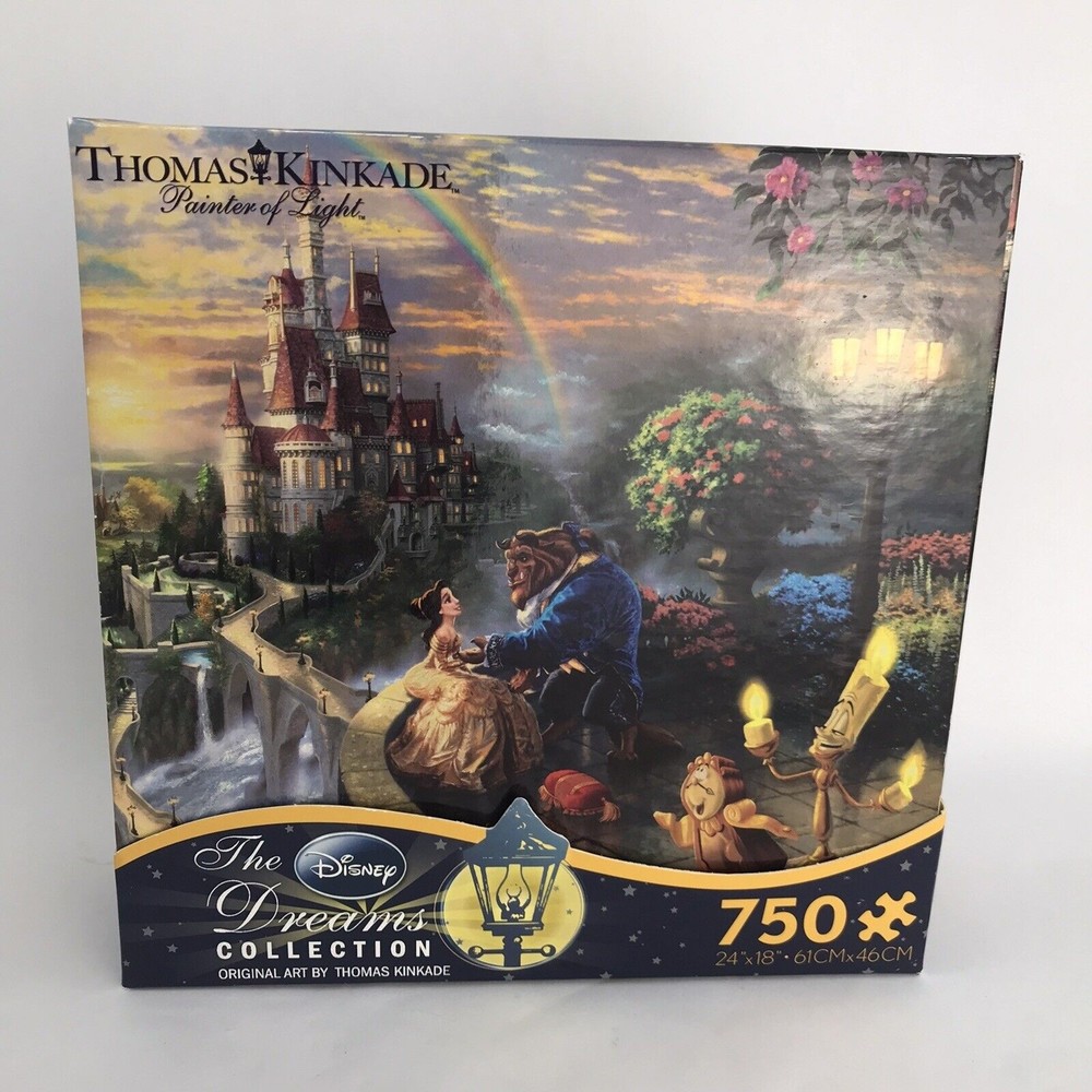 Thomas Kinkade The Disney Dream Collection Beauty & The Beast 750 Piece Puzzle